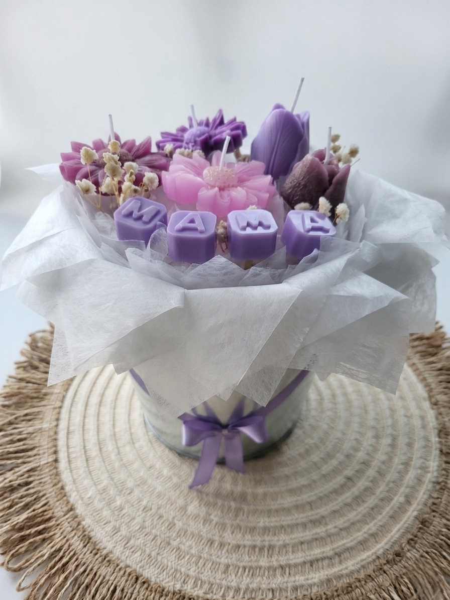 Centro de mesa con flores